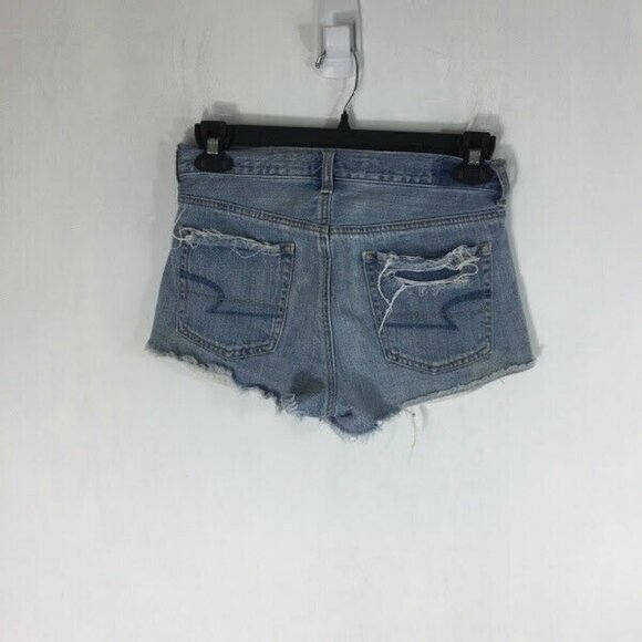 American Eagle Hi Rise Festival Distressed Denim - Picture 6 of 7